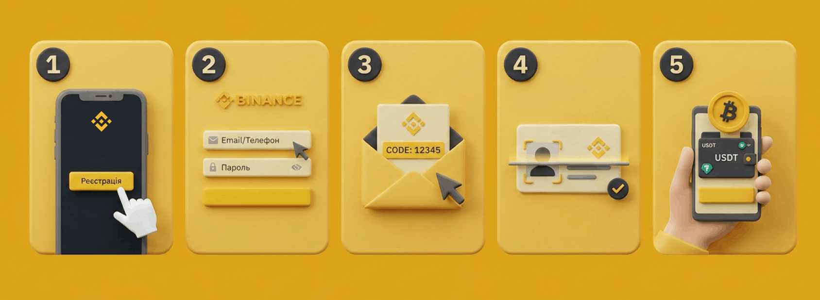 Как зарегистрироваться на Binance