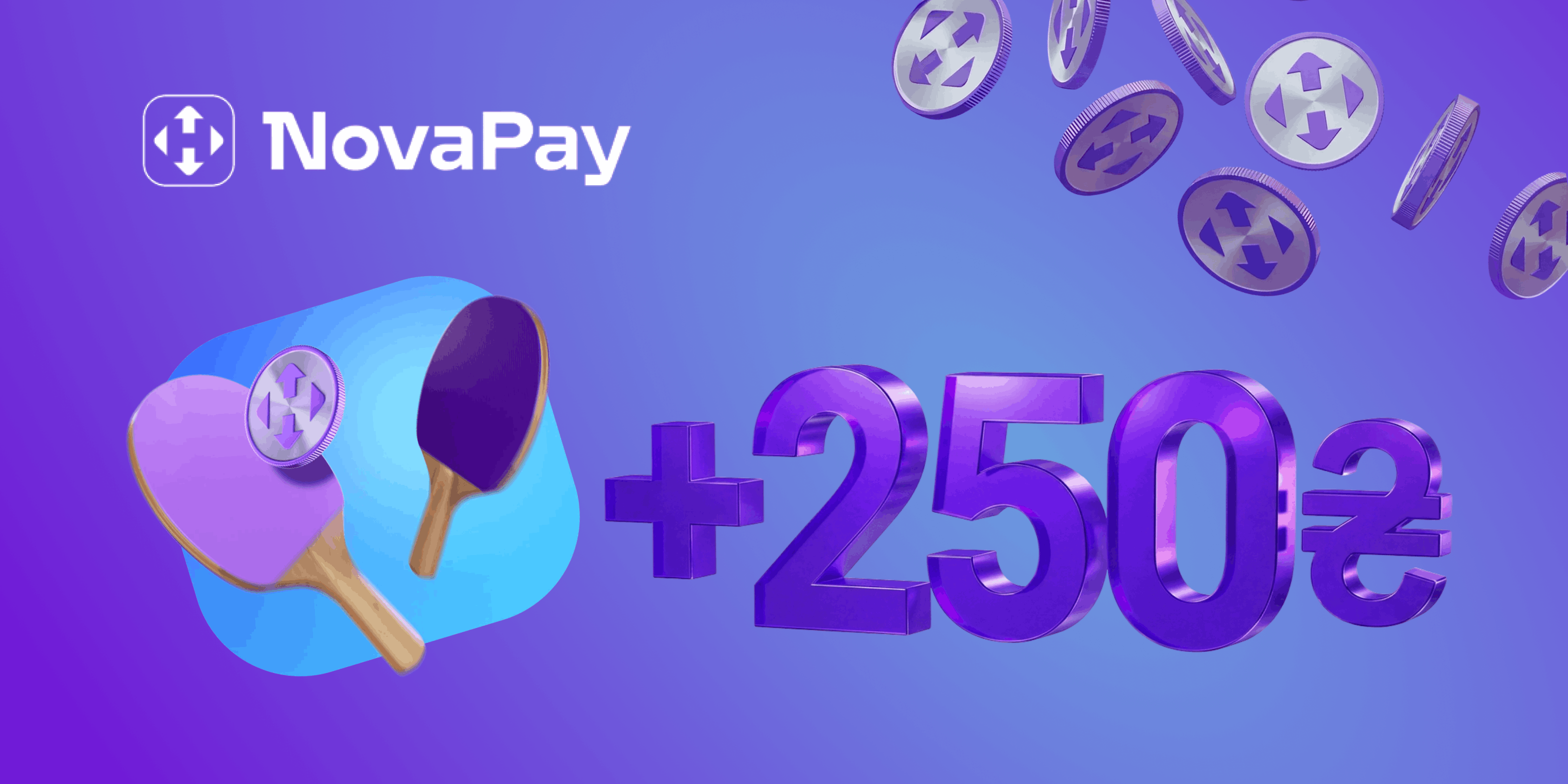 NovaPay 250 грн